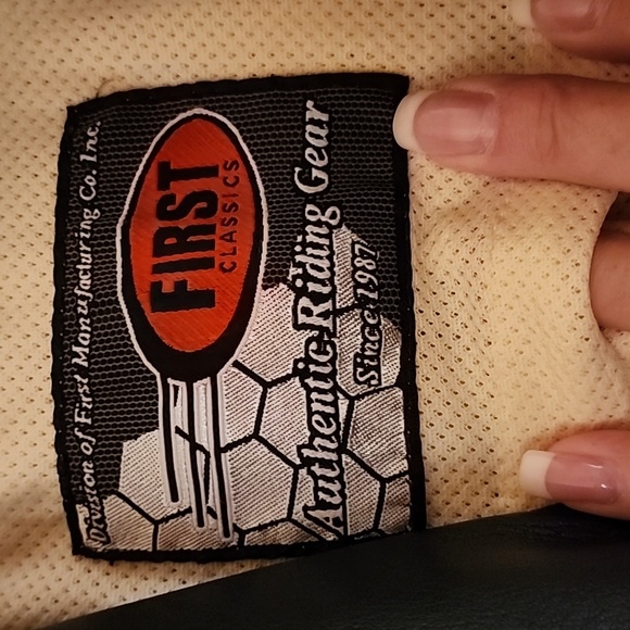 Womens First Leather Motorcycle Jacket - Picture 2 of 15